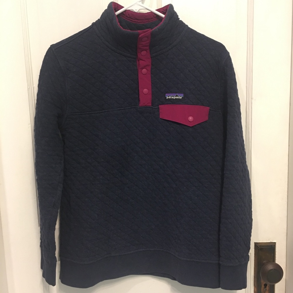 Patagonia quilted organic cotton sweater